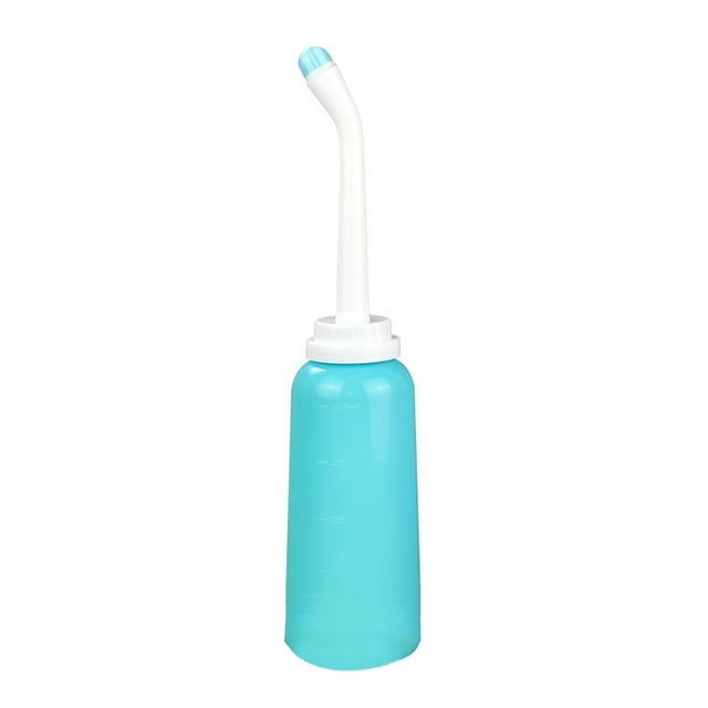 Portable Bidet Portable Bidet Sprayer Postpartum Bidet 500ml Portable Bidet Portable Handheld High Temperature Resistant Woman Washer Bidet Sprayer For Private Care Cleaning Blue