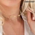 thumbnail image 4 of Dainty Custom Name Necklace Initial Letters Dangle Choker Women Jewelry, 4 of 9