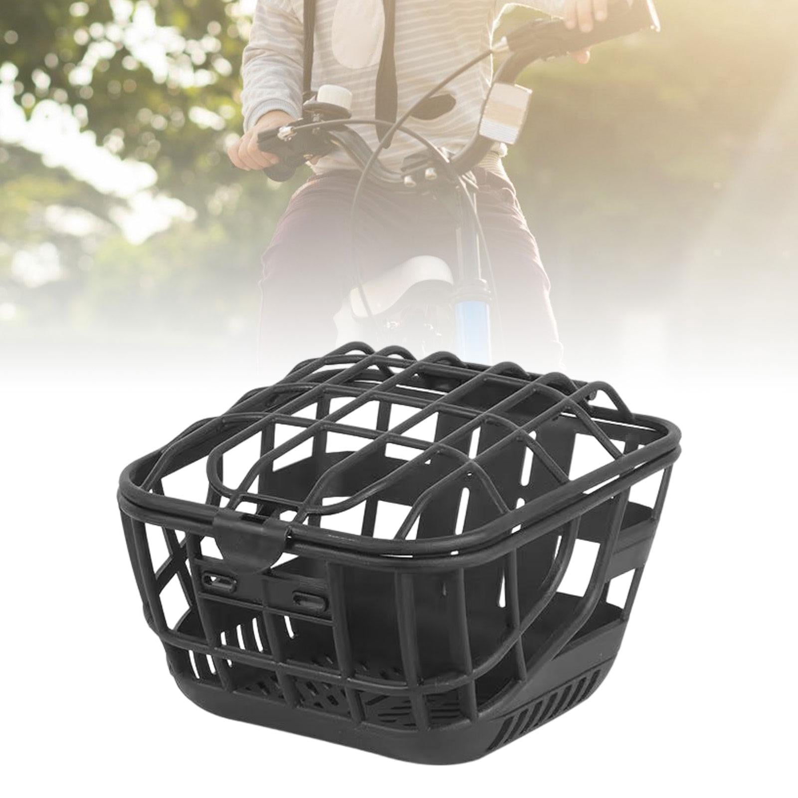 Front Bike Basket Front Basket Removable Basket with Lid Durable Bike Frame Basket for Kids Bikes, Road Bikes Riding