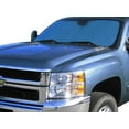 thumbnail image 2 of HeatShield, The Original Windshield Sun Shade, Custom-Fit for GMC Sierra Truck (Crew Cab) 2007, 2008, 2009, 2010, 2011, 2012, 2013, Silver Series, 2 of 4