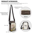 thumbnail image 6 of HELLHERO Flower with Zipper Women Shoulder Bag Lightweight for Outdoor Travel Daily Use, 6 of 7
