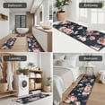 thumbnail image 5 of Pioneer Flower Floral Print Pattern Kitchen Rugs Sets Of 3,Kitchen Runner Rugs Non Skid Washable,Decorative Kitchen Floor Mats for Kitchen,Sink,Laundry,17"x30"+ 17"x47" + 17"x59", 5 of 6