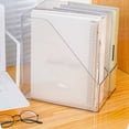 thumbnail image 6 of Desktop File Organizer with Large Capacity for Books and Office Supplies, Transparent Thickened PET Storage Box for Home and Office Desk Organization, 6 of 6