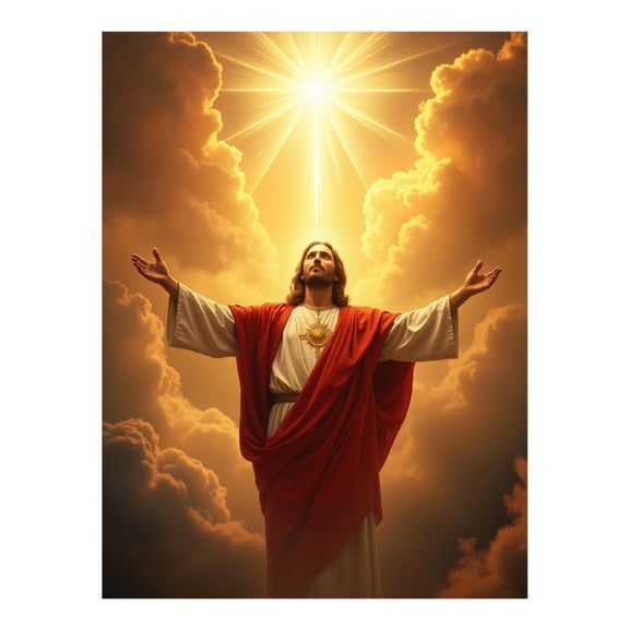 Diamond Art Kit for Adults, Heavenly Light Divine Presence Diamond Painting for Adults Beginners, DIY Diamond Art Painting Kits, 5D Diamond Painting Crafts for Home Decor 12x16 Frameless