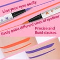 thumbnail image 3 of Delineador de ojos líquido XUQIANG 12 colores mate ultrafino resistente al agua, 3 of 5