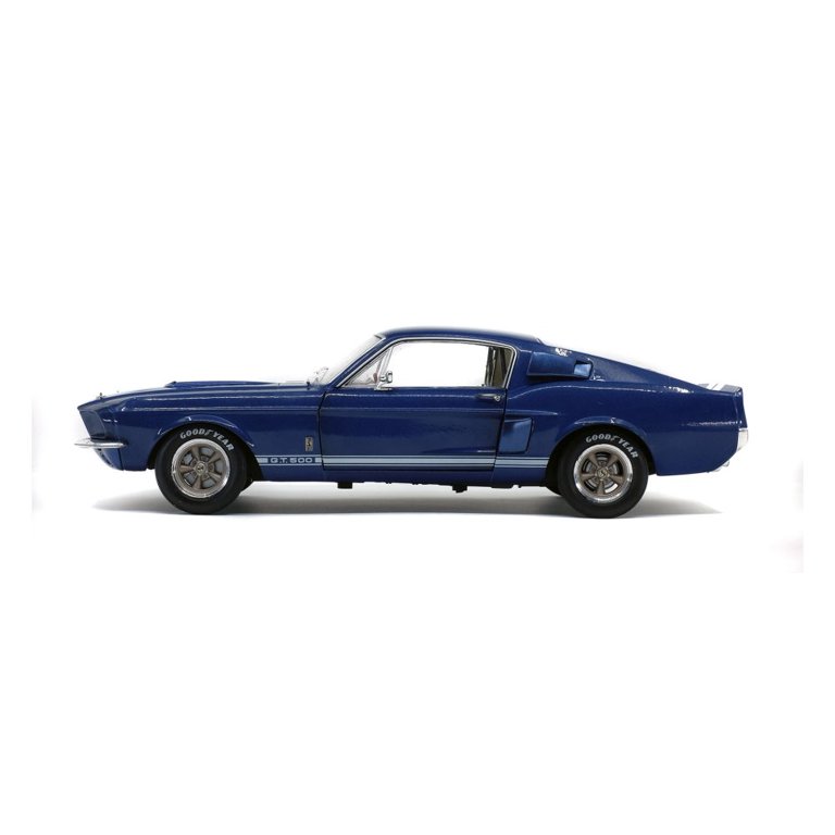 1967 Ford Mustang Shelby GT500, Nightmist Blue and White - Solido
