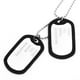 thumbnail image 2 of 2X Collar de Cadena de Colgante con 2 Placa de Identificacion de Perro para Hombres de Moda de Aleacion, 2 of 4