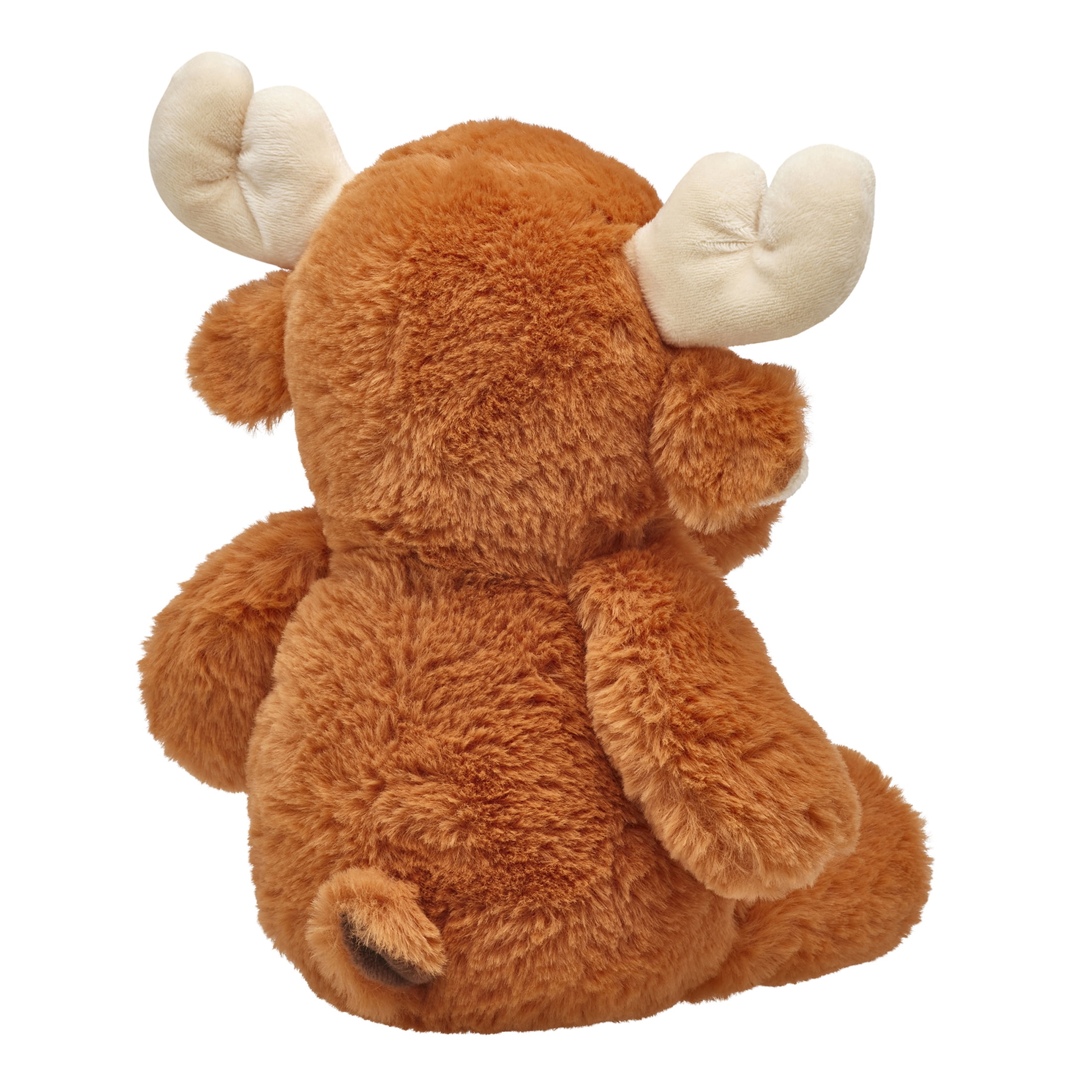ButterLuvs Plush Moose Stuffed Animal, 8 Inch Super Soft Brown Cuddly Moose Toy