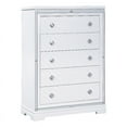 thumbnail image 2 of Eleanor Rectangular 5-drawer Chest White, 2 of 8