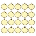 thumbnail image 2 of Bandeja colgante redonda Zulema 20x en 10/12/14 Ajuste de bisel Joyas de cabujón en blanco, 2 of 8