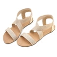 thumbnail image 2 of Sandalia DREAM PAIRS ELATICA-6 con Tira Elástica Dorada Plana Talla 9, 2 of 6