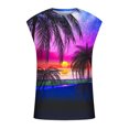thumbnail image 4 of IROINNID Round Neckline Tank Tops For Men Sleeveless Sports Tank Tops Vest Pullover Graphic Print Tops, 4 of 5