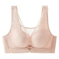 thumbnail image 2 of hotojiny Women’s Wireless Lace Bra Plus Size No Underwire Bras Breathable Full Coverage Bralettes Comfort Padded Everyday Bra, 2 of 4