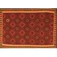 thumbnail image 1 of Ahgly Company Indoor Rectangle Southwestern Orange Country Area Rugs, 7' x 10', 1 of 1