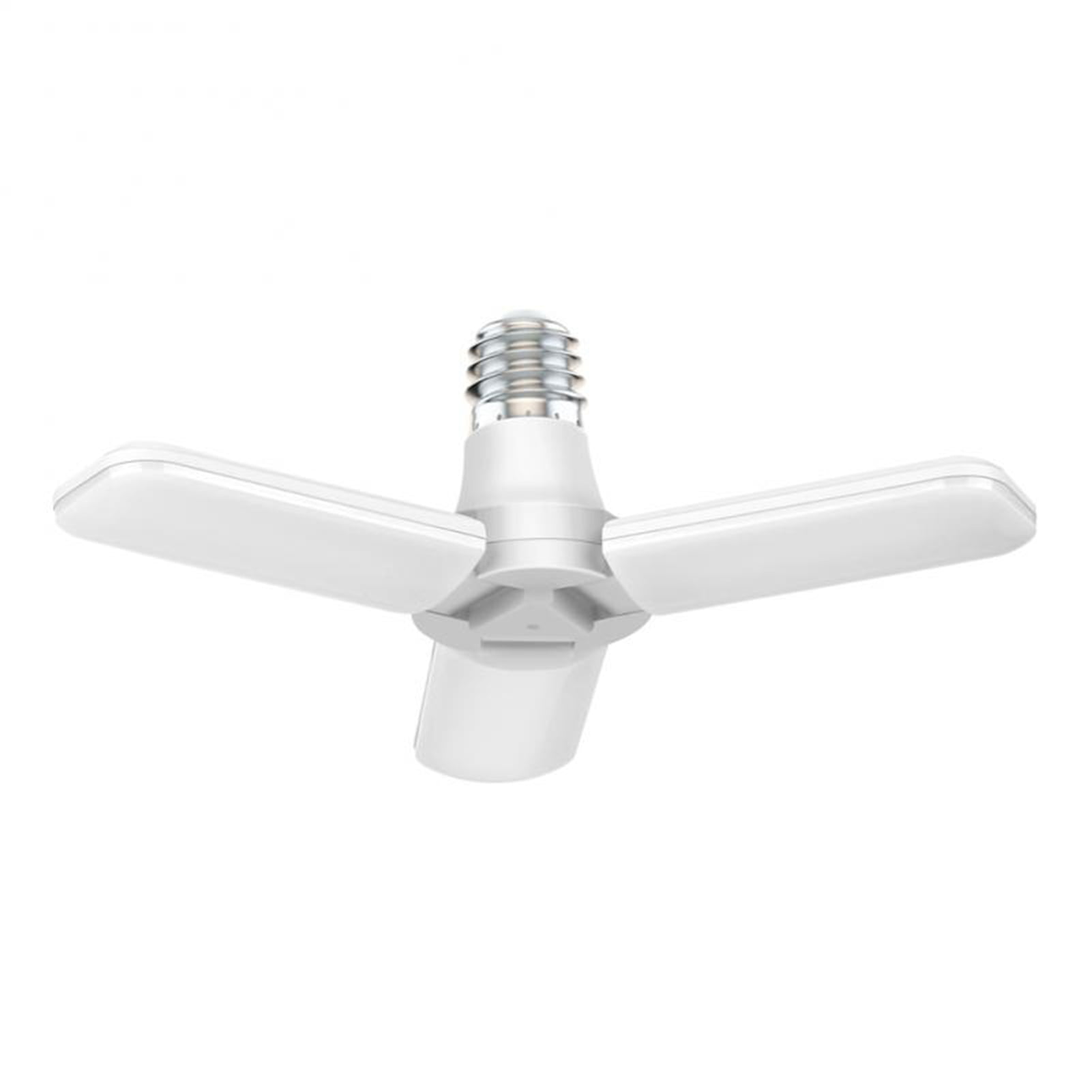 Foldable 246 LED Ceiling Fan Light E27 White Lamp Angle Adjustable Energy Saving 