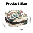 thumbnail image 2 of Sanitary Napkin Storage Bag for Girls Women, Portable First Period Pads Bag Tampons Holder Girls Travel Makeup Bag, Large Capacity Western Nature Cactus Snake Owboy Boots and Hat, 2 of 6