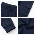 thumbnail image 4 of SOMER Women's Sweatpants Cargo Joggers High Waisted Drawstring Hiking Workout Pants Lightweight Comfy with Pockets, 4 of 9