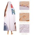 thumbnail image 4 of La Vida Secreta de tus Mascotas Manta Capa con Capucha Anti-Bolitas, Manta de Lana Ártica Suave, Manta Portátil de Felpa Ligera y Lujosa, Poncho para Siesta en Casa y Oficina, 100*130cm, 4 of 6