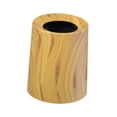 thumbnail image 2 of Papelera redonda reutilizable, decorativa, nórdica, versátil, con parte superior abierta, para oficina, baño, patio, sala de estar Color de la madera, 2 of 8