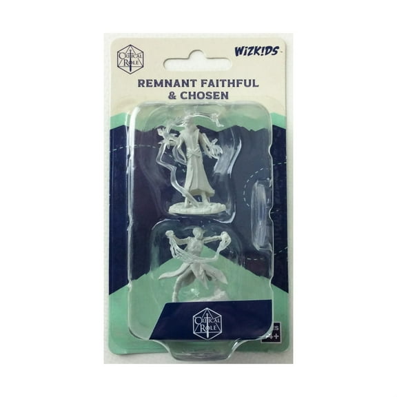 WizKids Remnant Faithful and Chosen Unpainted Miniatures Critical Role Series Figures