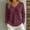 A1-Brick Red, variant on Women's Waffle Knit Long Sleeve Sweater V-Neck Loose Fit Baggy Pullover Tops Plus Size Tunic Tops for Women Lightweight Fall Sweaters for Women Fall Winter Fashion Clothes Beige L