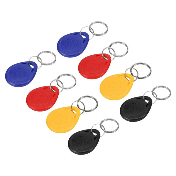 Uxcell 125KHz Read Only Rfid- ID Card Key-Fobs Proximity Token Tag, 4 Color 20 Pack