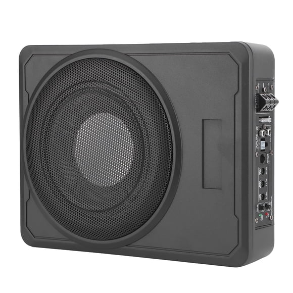 Subwoofer Amplificado Para Automóvil, Control Remoto, Elimina Eficazmente El Ruido, Subwoofer Para Automóvil De Diseño Ultrafino, Salida De 800 W Para Automóvil