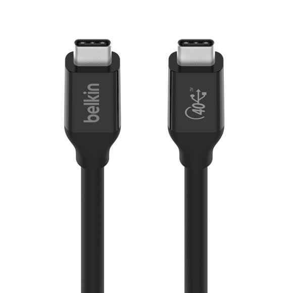 Cable USB 4 Belkin de 0,8 m con certificación USB IF, suministro de energía de 100 W