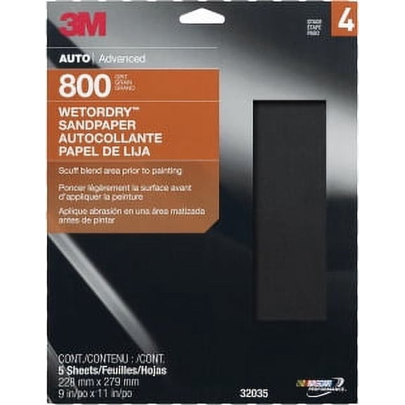 3M 3M - 32035 - Wetordry Sheet, P800 Grit
