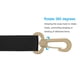 thumbnail image 5 of Gancho de snap rotativo de plástico, broche tipo langosta para mochila, equipaje, correa de cinta, caqui, paquete de 6, 5 of 6