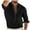 Black, variant on Christmas! Ohufall Mens Shirts,Long Sleeve Shirts for Men,Casual Solid Color Button Stand-up Collar Long Sleeve Pullover Blouse Tops