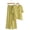 Yellow, variant on MOJOGO Women's 2 Piece Outfits V Neck 3/4 Sleeve Top and Wide Leg Pants Casual Summer Two Piece Set for Daily Resort Holiday Lounge Pink S