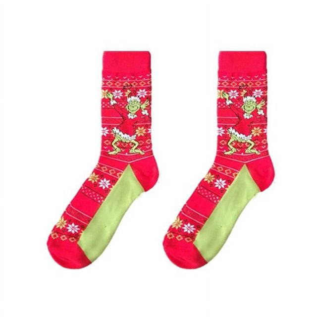 Calcetines MINISO Disney de Navidad Anime The Grinch calcetines de moda para hombre calcetines sexis para parejas calcetines divertidos venta directa talla 40-45