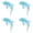 Blue 4PCS, variant on Kawaii Soft Dolphin Plush Toys Stuffed Dolls Animal Nap Pillow Creative Kids Toy Christmas Gift For Girls Children Kawaii Soft Dolphin Plush Toys Stuffed Dolls Animal Nap Pillow