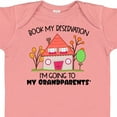 thumbnail image 4 of Inktastic Book My Reservation I'm Going to My Grandparents'- House Boys or Girls Baby Bodysuit, 4 of 5