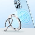 thumbnail image 2 of Soporte Magnético para Anillo Dedo CNC para IPhone 12 13 14 Pro Max (plata), 2 of 5