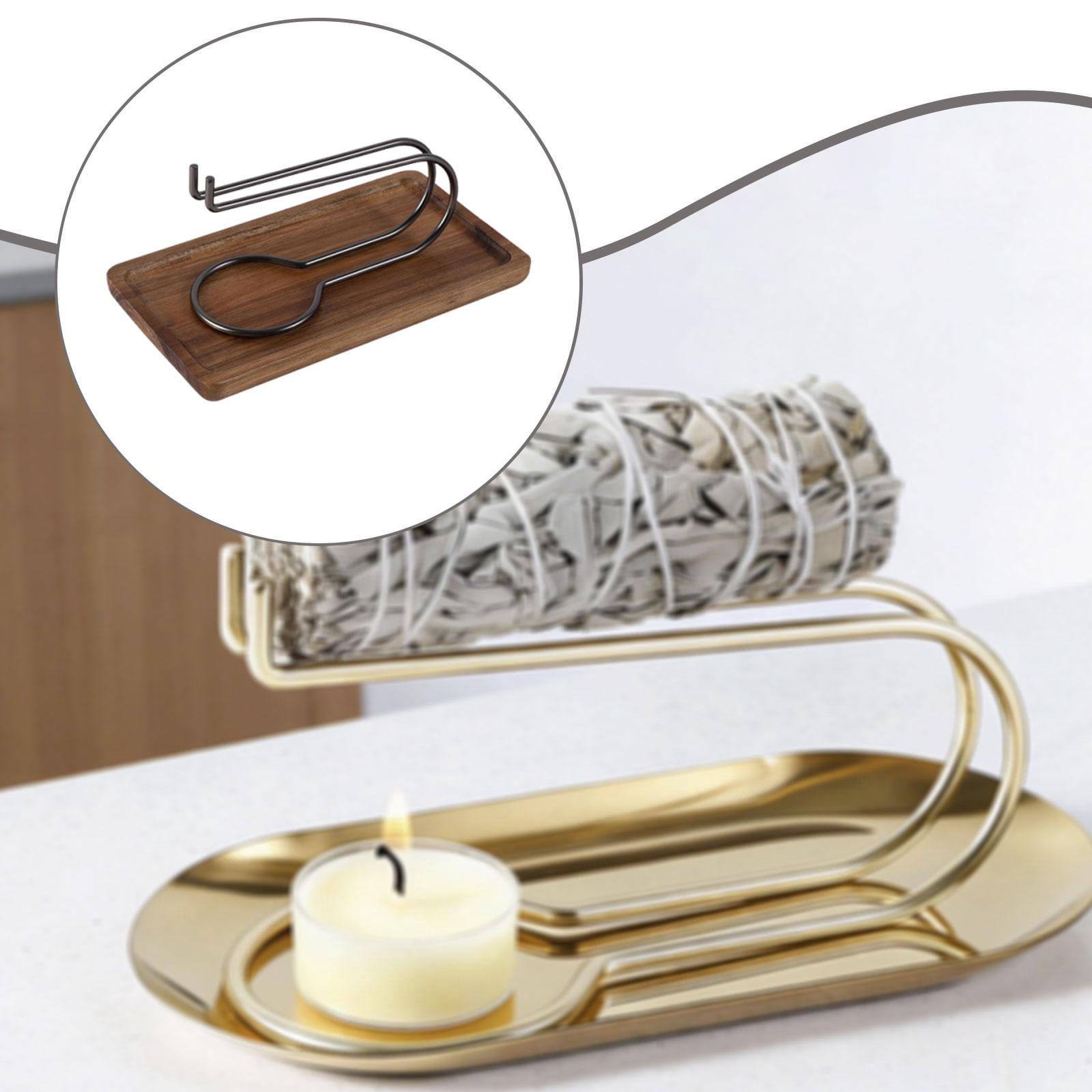 WLPZXP Incense Burner Holder Gift Palo Santo Holder for Housewarming Desktop Office Gray