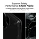 thumbnail image 3 of Funda Ringke Fusion-X [recortes precisos para lentes de cámara] compatible con Samsung Galaxy S25 Ultra, carcasa protectora aumentada, transparente y dura, resistente a los golpes, negra, 3 of 9