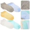 thumbnail image 1 of unbranded 5 Pares De Calcetines Baby Low Cut De Malla Ultra Finos Y Absorbentes Multicolor, 1 of 6