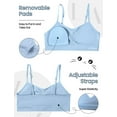 thumbnail image 5 of Livona Training Bras for Girls-Sports Bra, Fitness Bra, Padded Everyday Bra Bralette,Crop Cami Tank Top (6-14), 5 of 6