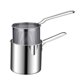 thumbnail image 1 of Pisexur Batería de cocina Freidora con cesta Mini freidora de acero inoxidable 304 Freidora pequeña Batería de cocina multifuncional para asar muslos de pollo, papas para la cocina del hogar, 1 of 7