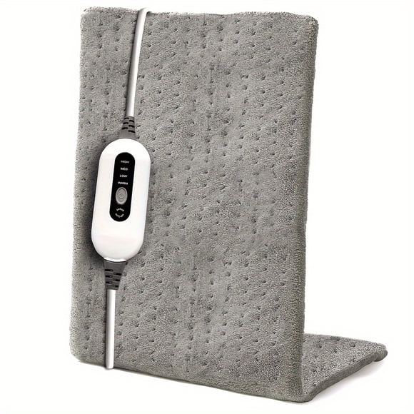 MesaSe 12x24 Inches Extra Large Electric Heating Pad For Back Neck Shoulder Abdomen And Leg Muscle Comfort - 4 Heat Levels 2-Hour Auto-Off Moist/Dry Heat Machine Washable