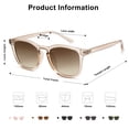 thumbnail image 4 of Gafas de Sol SOJOS SJ2155 Polarizadas Estilo Vintage para Mujeres y Hombres, 4 of 5