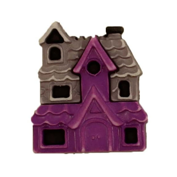 BUTTONS GALORE HAUNTED HOUSE BULK 3D - 25 BUTTONS