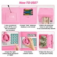 thumbnail image 2 of Faburo  Piggy Bank for Kids, Cash Coin Can Toys for Girls 3-6 Year Old, ATM Toy Savings Bank Machine Electronic Money Bank,Pink, 2 of 7