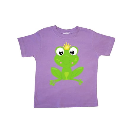 

Inktastic Frog Prince Cute Frog Frog With A Crown Gift Toddler Boy or Toddler Girl T-Shirt