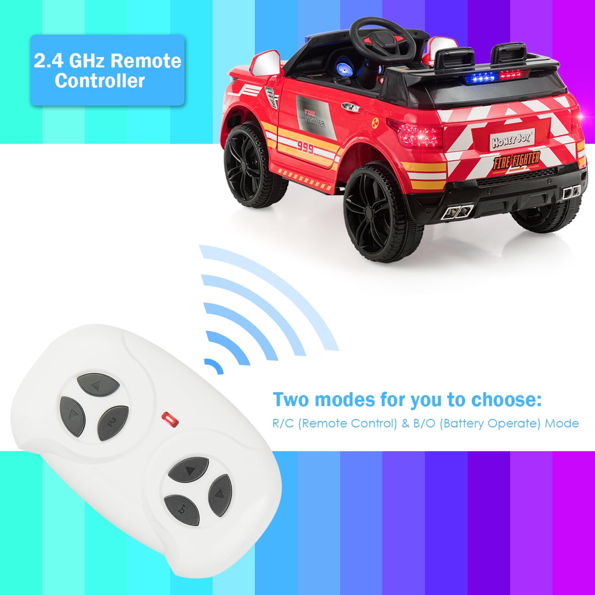 honey joy jeep remote control