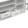 thumbnail image 6 of Simpli Home Kitchener 60 inch Wide Solid Wood TV Stand in White For TVs up to 65 inches, 6 of 12