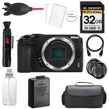 Nikon Z30 Mirrorless Camera + 32GB + Bag+ Screen Protector- Basic Kit