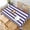 Purple and White Candy Stripes, variant on Rectangle Tablecloth Purple and White Candy Stripes Oblong Table Cover Washable Table Cloths for Kitchen Dinning Party Tabletop Modern Decoration 60 x 84inch